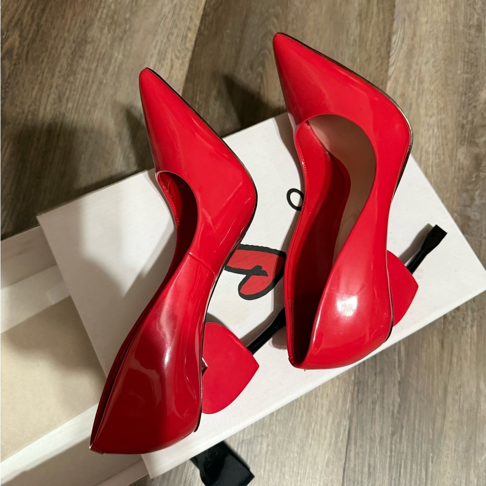 Aldo Red Patent Leather Heels